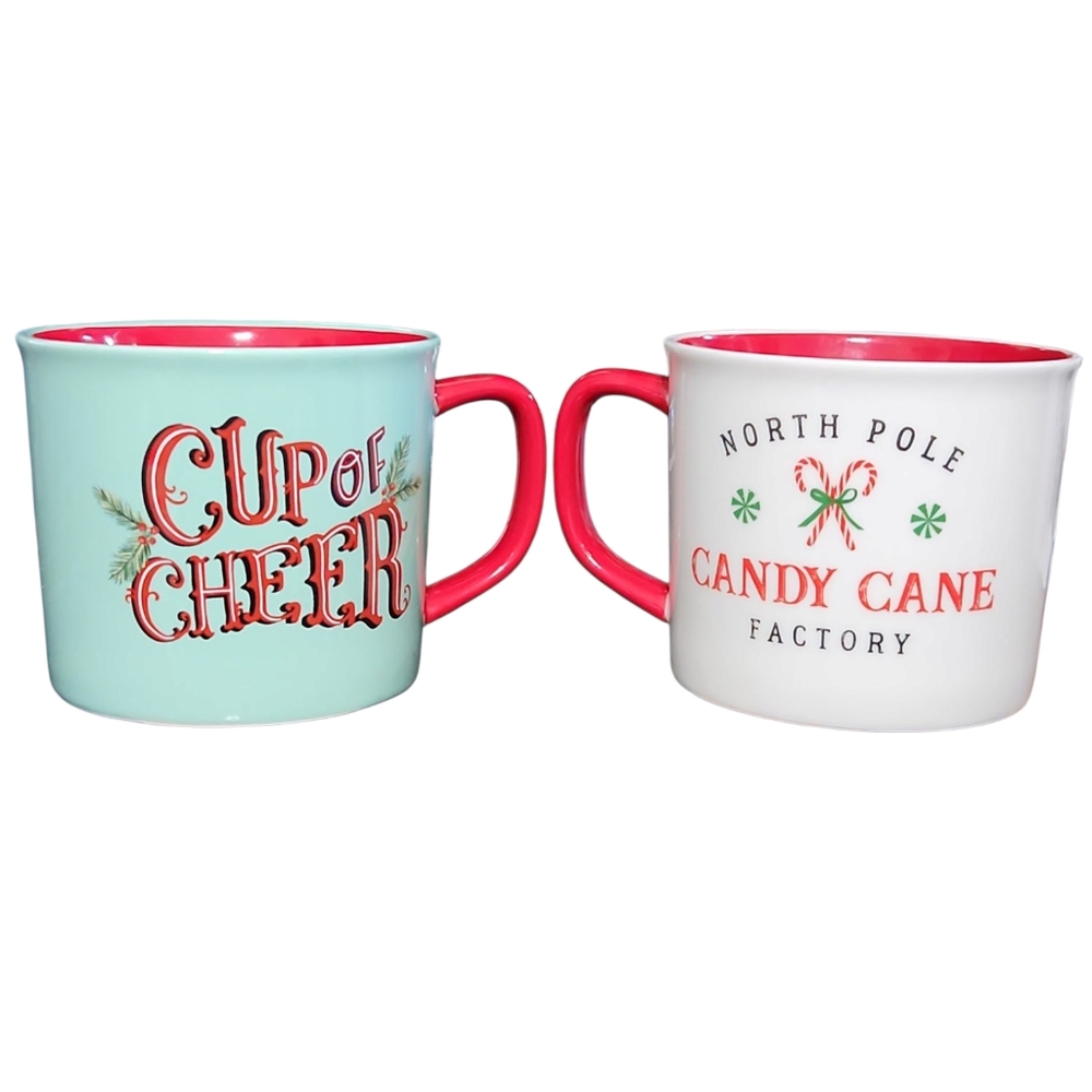Sleigh Bell Bistro Mug Set